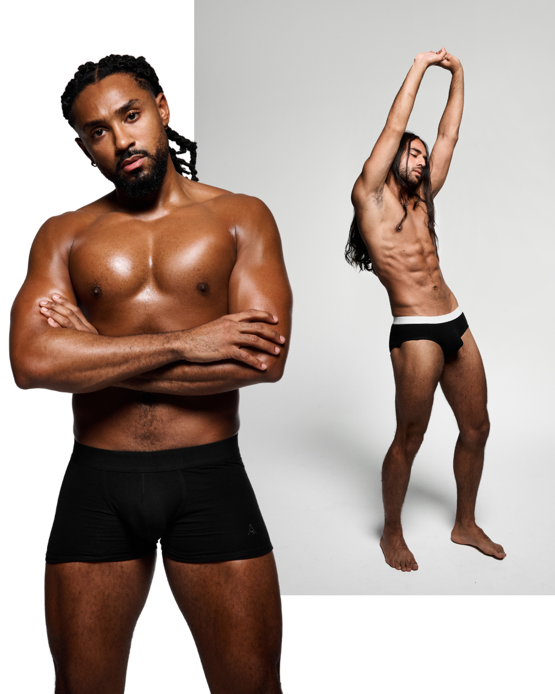 Boxer, shorty et slip homme Akinom — système FrontNest® — coton biologique