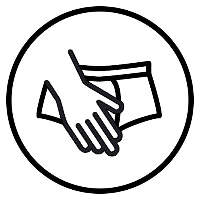 Picto moins de réajustements — boxer homme anatomique