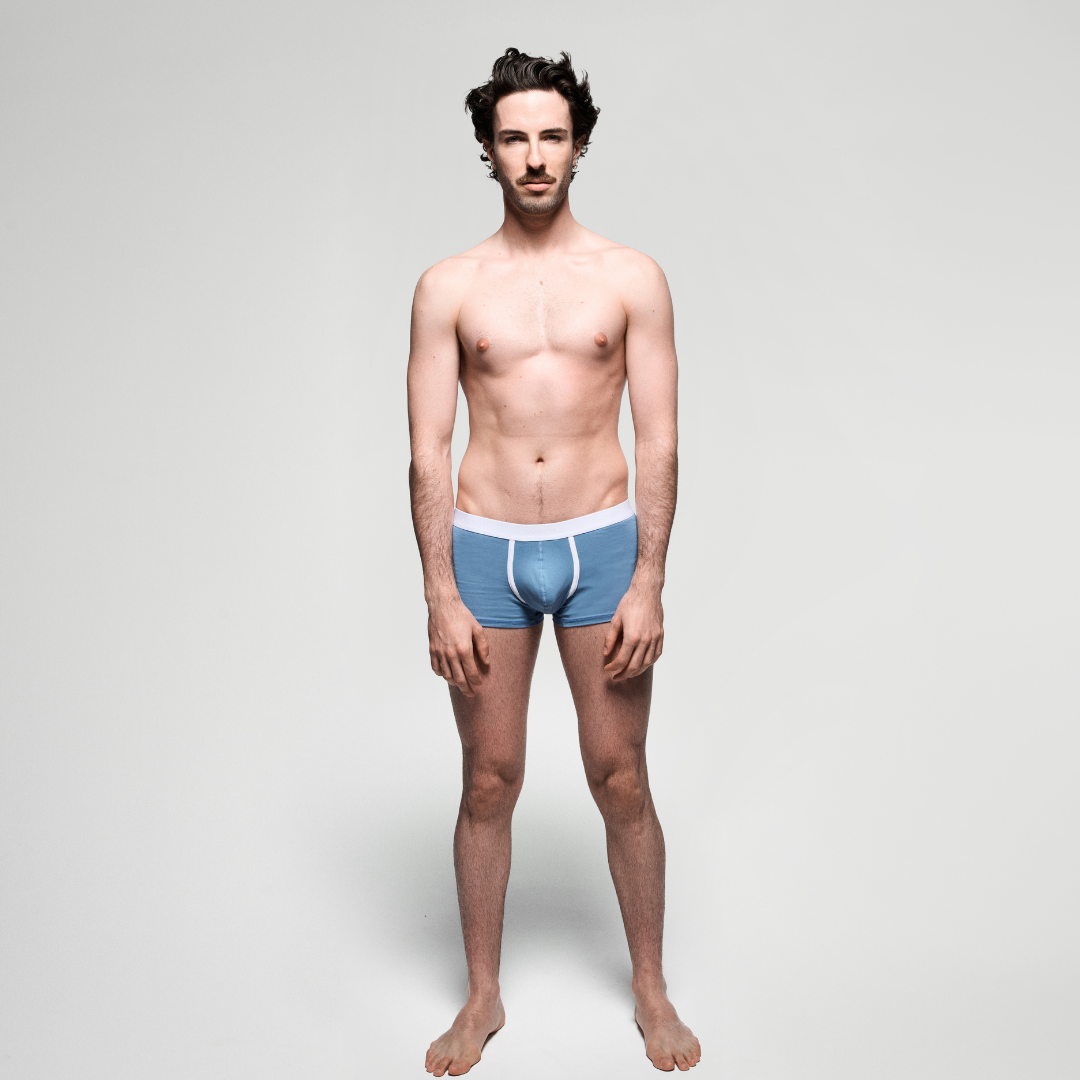 Boxer shorty homme confort anatomique Akinom coton bio