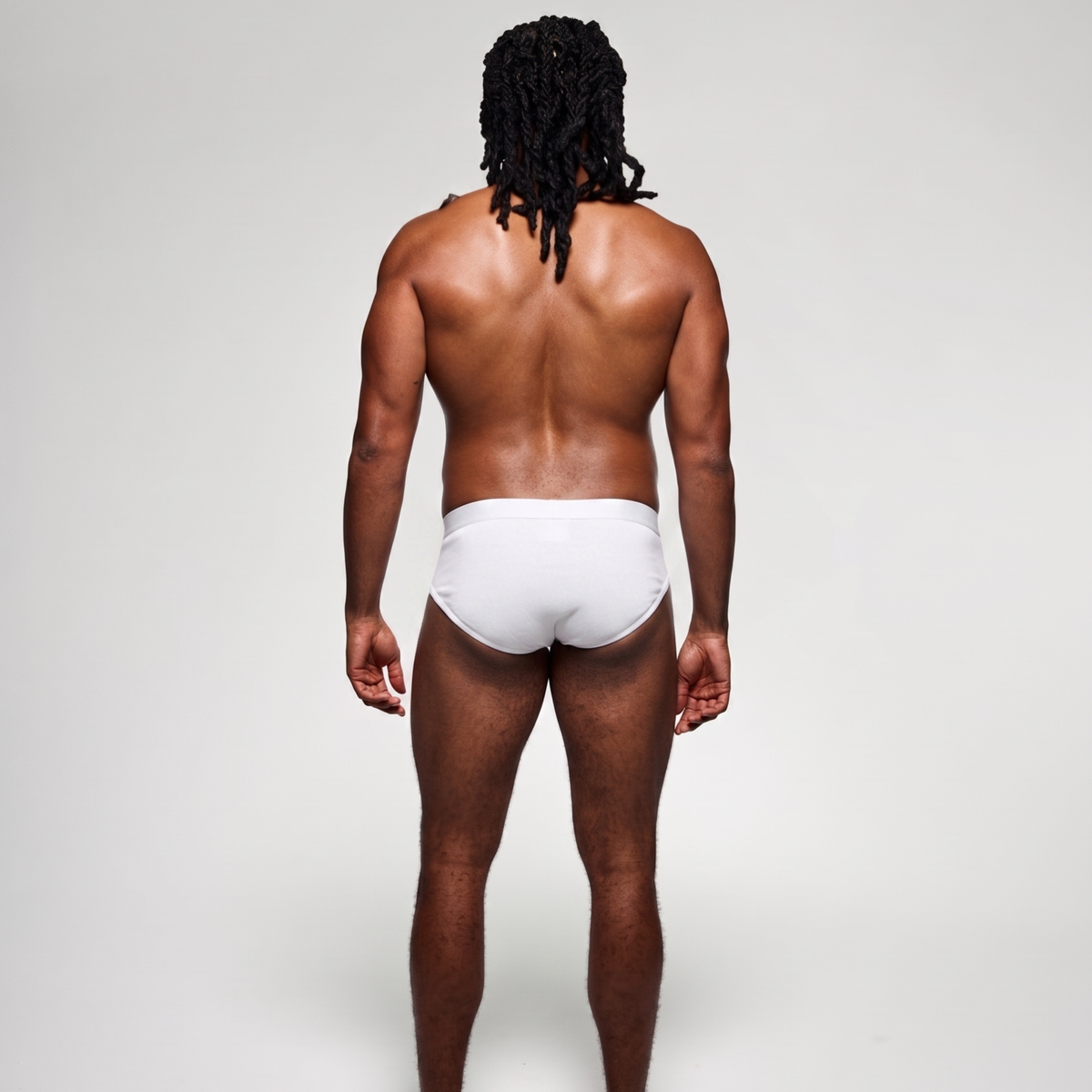 slip blanc coton bio akinom mannequin dos